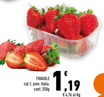 Conad Fragole 250g offerta