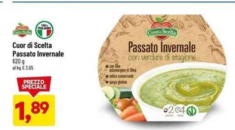 DPiù Cuor di Scelta Passato Invernale 620 g offerta