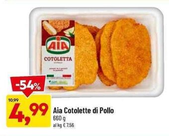 DPiù Aia Cotolette di Pollo 660 g offerta