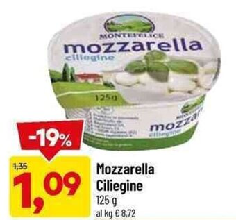 DPiù Mozzarella Ciliegine 125 g offerta