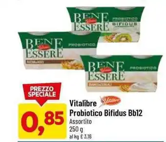 DPiù Vitalibre Probiotico Bifidus Bb 12 Assortito 250 g offerta