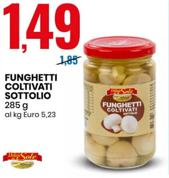 Eurospin Delizie dal Sole Funghetti Coltivati Sottolio 285 g offerta
