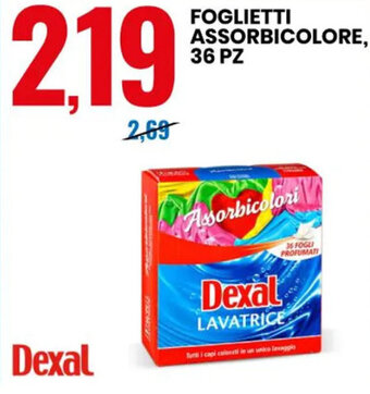 Eurospin Dexal Foglietti Assorbicolore, 36 pz offerta