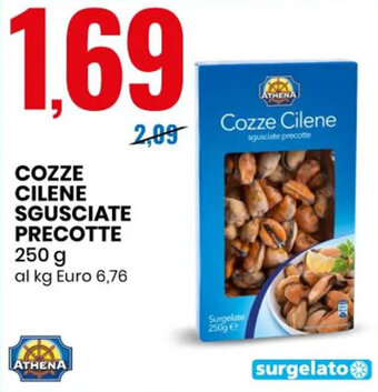 Eurospin Athena Cozze Cilene Sgusciate Precotte 250 g offerta
