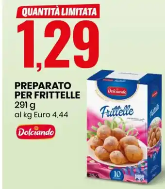 Eurospin Dolciando Preparato per Frittelle 291 g offerta