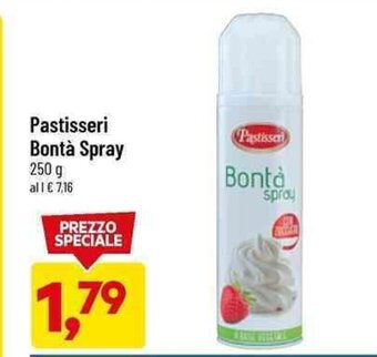 DPiù Pastisseri Bontà Spray 250 g offerta
