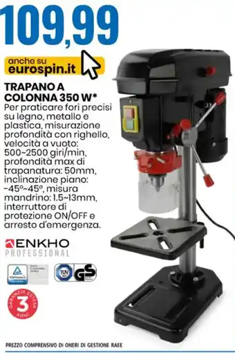 Enkho Trapano a Colonna 350 W