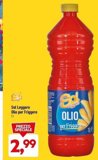 Sol Leggero Olio per Friggere 1 L