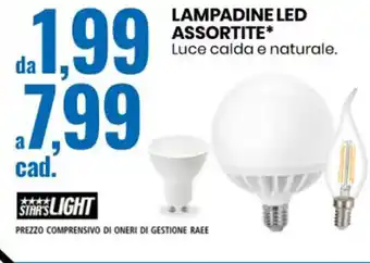 Star's Light Lampadine LED Assortite