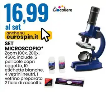 Eurospin Il Giocoliere Set Microscopio offerta