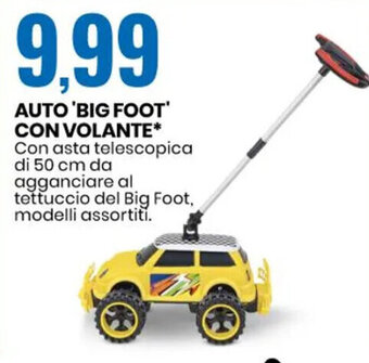 Eurospin Auto 'Big Foot' con Volante offerta