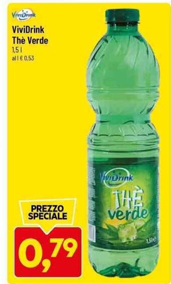 DPiù ViviDrink Thè Verde 1,5 L offerta