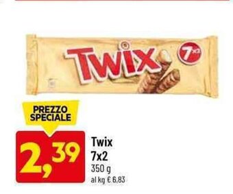 DPiù Twix 7x2 350 g offerta