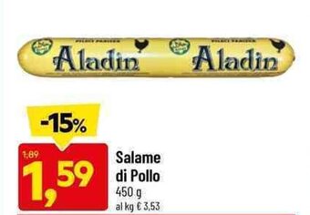 DPiù Salame di Pollo 450 g offerta