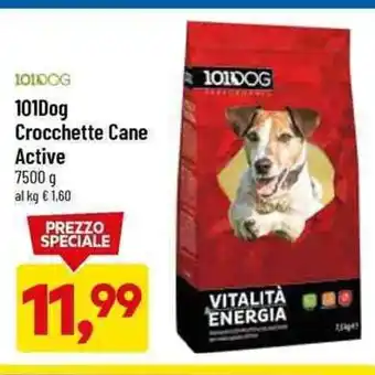 101Dog Crocchette Cane Active 7500 g