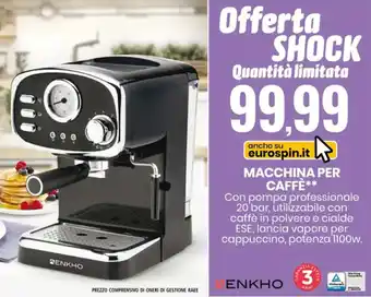 Eurospin Enkho Macchina per Caffè offerta