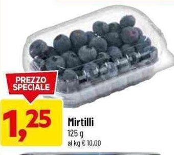 DPiù Mirtilli 125 g offerta