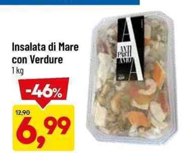 Insalata di Mare con Verdure 1 kg offerta di DPiù
