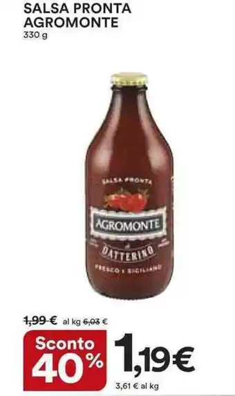 Ipercoop Agromonte Salsa Pronta 330 g offerta