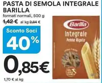 Barilla Pasta di Semola Integrale 500 g