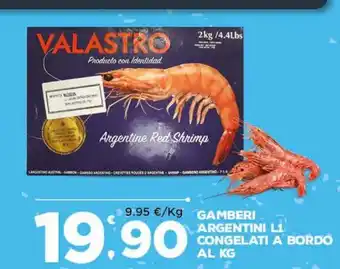 Deco Supermercati Valastro Gamberi Argentini L1 Congelati A Bordo Al Kg offerta
