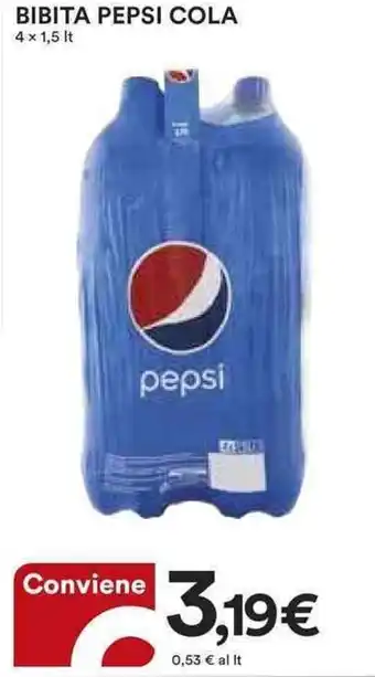 Ipercoop Pepsi Cola Bibita 4 x 1,5 lt offerta