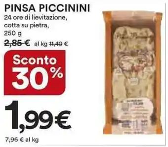 Ipercoop Pinsa Piccinini 250 g offerta