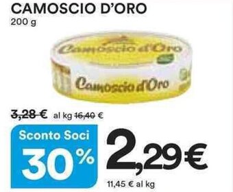 Ipercoop Camoscio d'oro 200 g offerta