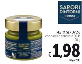 Spazio Conad Pesto Genovese 90g offerta