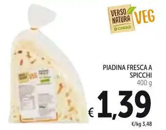 Spazio Conad Piadina Fresca a Spicchi 400g offerta