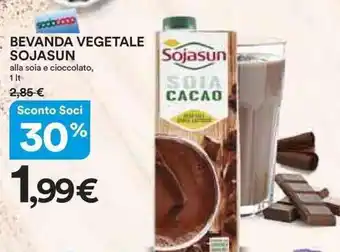 Ipercoop Sojasun Bevanda Vegetale 1 lt offerta