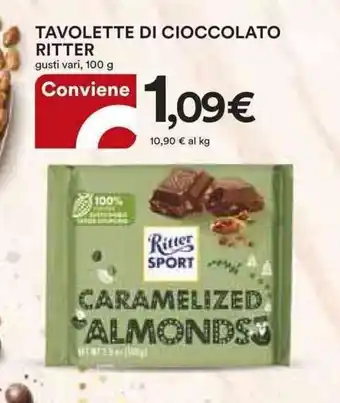 Ipercoop Ritter Sport Tavolette di Cioccolato 100 g offerta