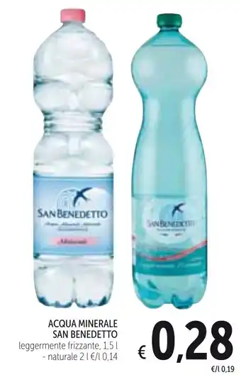 Spazio Conad San Benedetto Acqua Minerale 1,5l / 2l offerta