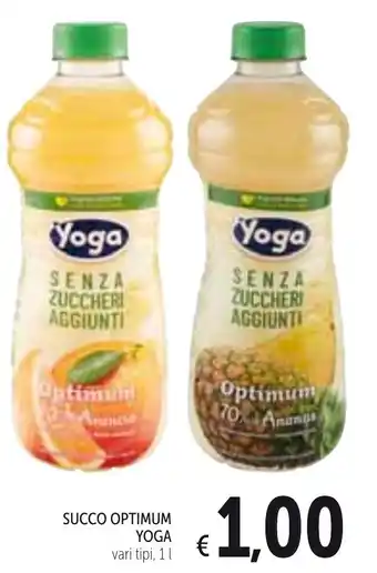 Spazio Conad Yoga Succo Optimum 1l offerta