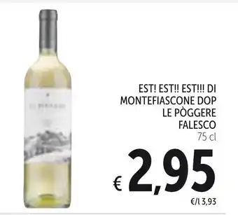 Est!Est!!Est!!! di Montefiascone Dop Le Pòggere Falesco 75cl