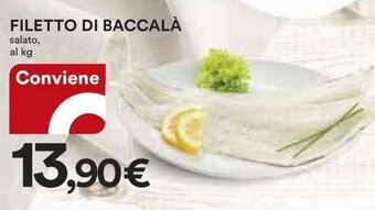 Ipercoop Filetto di Baccalà offerta