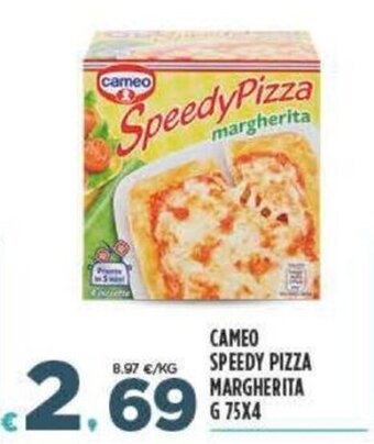 Deco Supermercati Cameo Speedy Pizza Margherita g 75 x 4 offerta