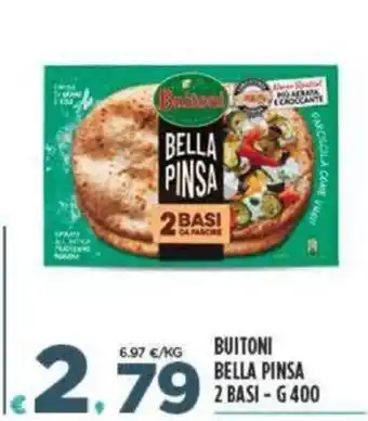 Deco Supermercati Buitoni Bella Pinsa 2 Basi 400 g offerta