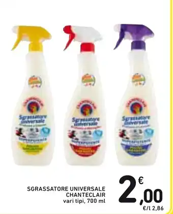 Spazio Conad Chante Clair Sgrassatore Universale 700ml offerta