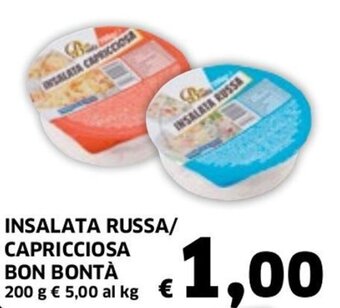 Ecu Discount Insalata Russa/Capricciosa Bon Bontà 200 g offerta