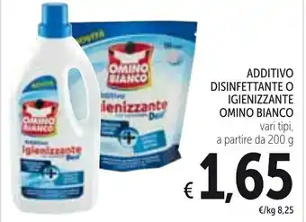 Spazio Conad Omino Bianco Igienizzante o Disinfettante Additivo 200g offerta