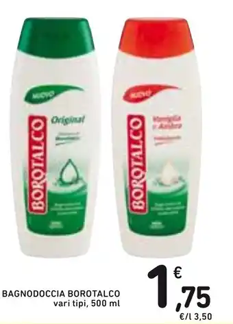 Spazio Conad Borotalco Bagnodoccia 500ml offerta