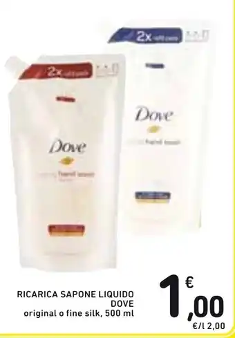 Spazio Conad Dove Ricarica Sapone Liquido 500ml offerta