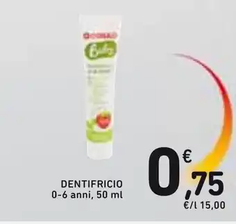 Spazio Conad Conad Dentifricio 50ml offerta