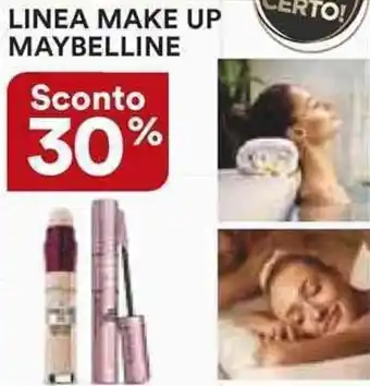 Ipercoop Linea Make Up Maybelline offerta