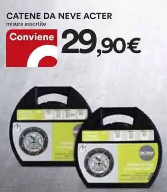Ipercoop Catene da Neve Acter offerta