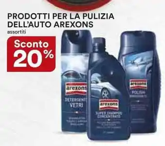 Ipercoop Arexons Prodotti per La Pulizia Dell'Auto offerta