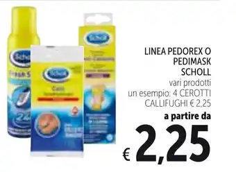 Scholl Pedorex o Pedimask Linea