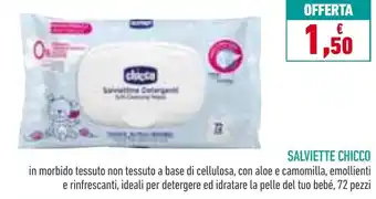 Spazio Conad Chicco Salviette 72 pezzi offerta