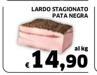 Lardo Stagionato Pata Negra al kg